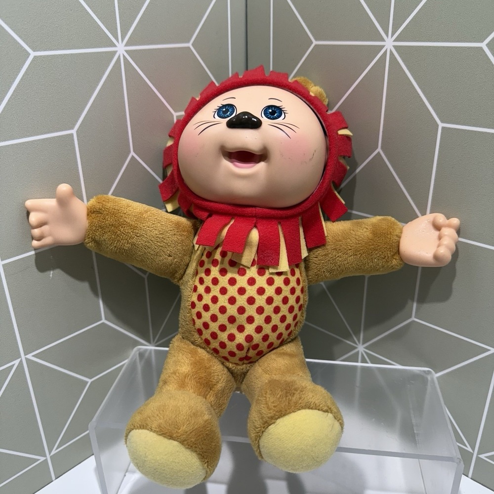 Cabbage Patch Kids Collectible Lion‎ Stuffed Animal 11" CPK Plush Doll